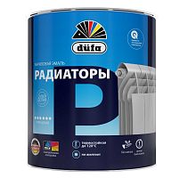 Эмаль для отопительных приборов акриловая Dufa глянцевая супербелая 2 л