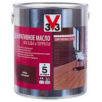 Масло для фасадов и террас V33 Орех 2,5 л