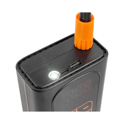 Компрессор поршневой автомобильный Forsage беспроводной с цифровым манометром (25л/мин,) F-010(30186) фото 10