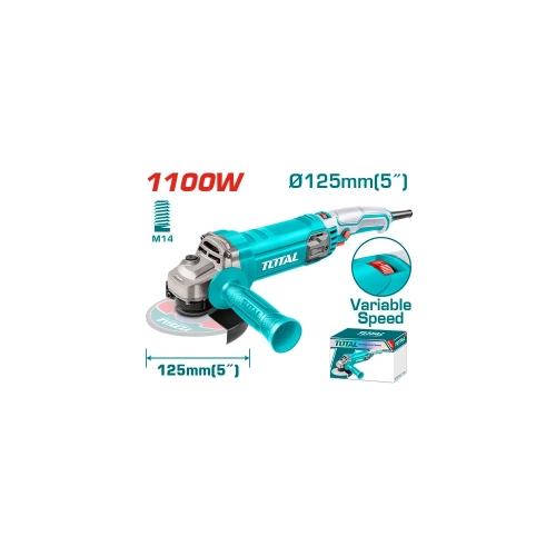 Угловая шлифовальная машина TOTAL 125мм 1100Вт TG110125565 фото 3 Угловая шлифовальная машина TOTAL 125мм 1100Вт TG110125565 фото 3