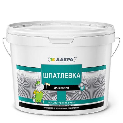 Шпатлевка латексная Лакра для внутренних работ 1,5 кг