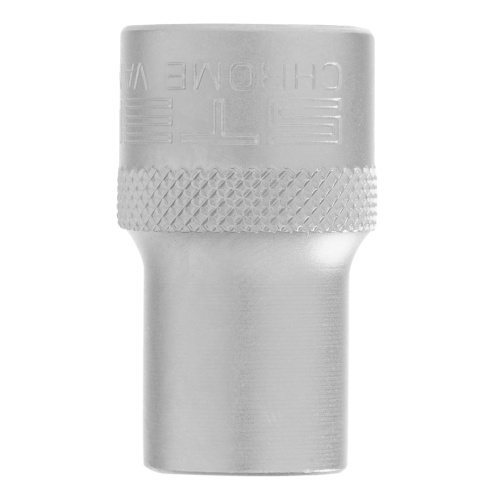 Головка торцевая, 12 мм, двенадцатигранная, CrV, под квадрат 1/2, хромированная Stels фото 3