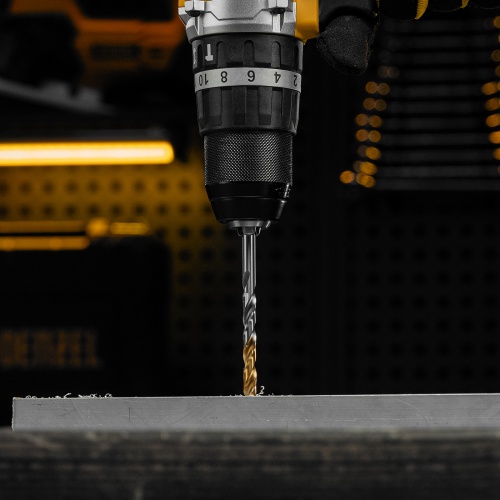 Сверло спиральное по металлу 6,5 x 100 мм, Р6М5, Golden Tip  Denzel фото 9