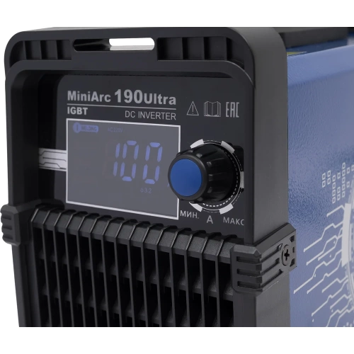 Инверторный сварочный аппарат (190 А; 2+1.5 м; ПВ 60%) Richip MiniArc 190Ultra фото 8