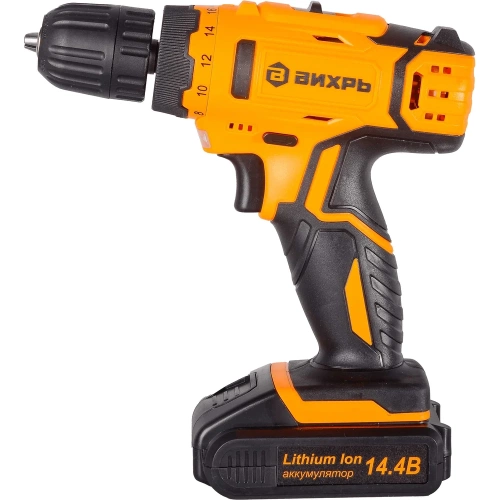 Аккумуляторная дрель-шуруповерт Вихрь ДА-14Л-2KА 72/14/20 фото 4