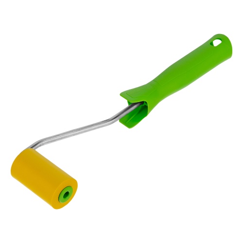 Валик прижимной резиновый с ручкой, 50 мм, D ручки 6 мм Сибртех