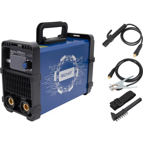 Инверторный сварочный аппарат (250 А; 1.5+1.1 м; ПВ 60%) Richip MiniArc 250Ultra Инверторный сварочный аппарат (250 А; 1.5+1.1 м; ПВ 60%) Richip MiniArc 250Ultra