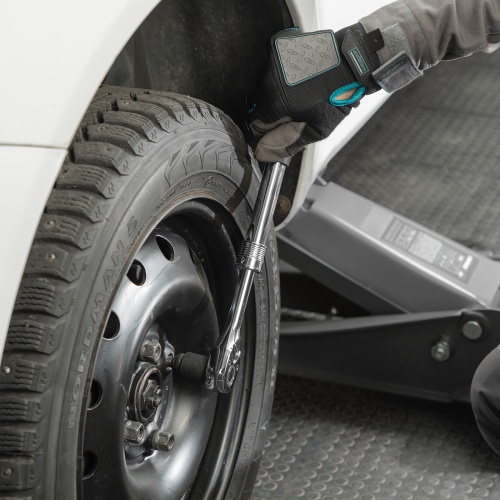 Ключ-трещотка телескопический 1/2", 305-445 мм, CrV, 72 зуба, с быстрым сбросом, хром Gross фото 12 Ключ-трещотка телескопический 1/2", 305-445 мм, CrV, 72 зуба, с быстрым сбросом, хром Gross фото 12