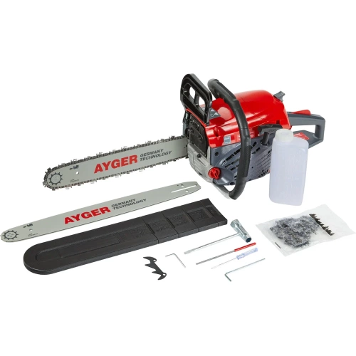 Бензопила цепная бензиновая AYGER APS430-18 фото 7