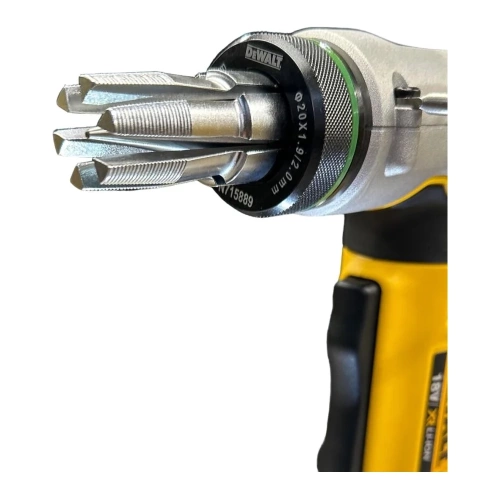 Аккумуляторный расширитель для труб DEWALT DCE400D2, 18 В, 60 ход/мин, до 25 мм, без АКБ и ЗУ, в кейсе TSTAK DCE400NT-XJ фото 5 Аккумуляторный расширитель для труб DEWALT DCE400D2, 18 В, 60 ход/мин, до 25 мм, без АКБ и ЗУ, в кейсе TSTAK DCE400NT-XJ фото 5