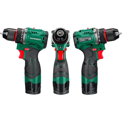 Дрель-шуруповёрт акк. FAVOURITE DC NB12 Li-ion, 12В, бесщёточн. 121150212 Дрель-шуруповёрт акк. FAVOURITE DC NB12 Li-ion, 12В, бесщёточн. 121150212