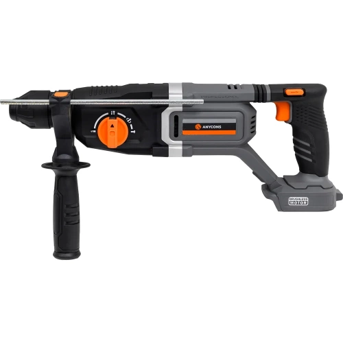 Бесщеточный перфоратор Anycons, 2,8 Дж, 21В, без акб, AC-H509 SDS+, AC-H5090 фото 9
