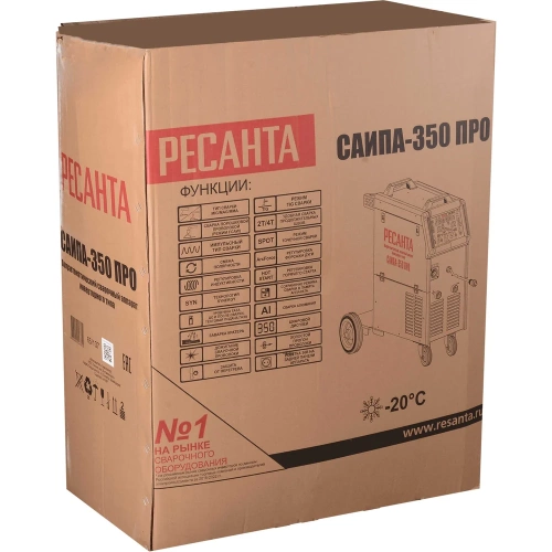 Сварочный полуавтомат Ресанта САИПА-350 ПРО (MIG/MAG) 65/137 фото 11 Сварочный полуавтомат Ресанта САИПА-350 ПРО (MIG/MAG) 65/137 фото 11
