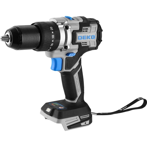 Дрель-шуруповерт аккумуляторная ударная бесщеточная DEKO DKCID20 PRO, 20В, без АКБ и з/у 063-4457 фото 8 Дрель-шуруповерт аккумуляторная ударная бесщеточная DEKO DKCID20 PRO, 20В, без АКБ и з/у 063-4457 фото 8