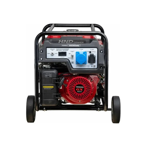 Бензиновый генератор HND GE 5500 XNS с двигателем Honda GE5500XNS фото 9