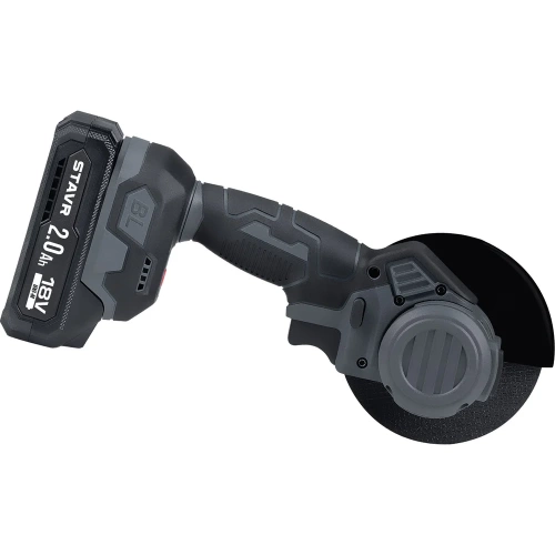 Машина углошлифовальная аккумуляторная Ставр (УШМ), 76 мм, 18V UNI-M, BL, Stavr SAG 18BL-76V-1, диск 76-105мм, посадка 10/16/20мм, 8000-12000об/мин (АКБ 2.0Ач, ЗУ,диск 4шт) 9020700111 фото 5 Машина углошлифовальная аккумуляторная Ставр (УШМ), 76 мм, 18V UNI-M, BL, Stavr SAG 18BL-76V-1, диск 76-105мм, посадка 10/16/20мм, 8000-12000об/мин (АКБ 2.0Ач, ЗУ,диск 4шт) 9020700111 фото 5