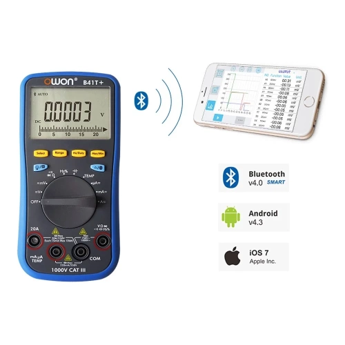 Цифровой мультиметр OWON B41T+ OW103 фото 7 Цифровой мультиметр OWON B41T+ OW103 фото 7