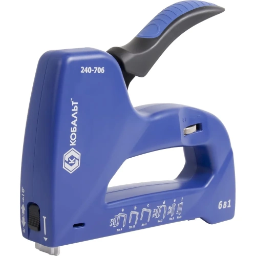 Механический степлер 6 в 1 КОБАЛЬТ 240-706