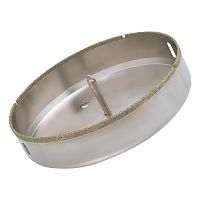 Сверло по керамической плитке и стеклу, 130 х 55 мм, шестигранный хвостовик, с центрующим сверлом Сибртех