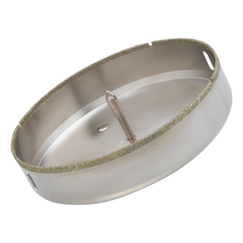 Сверло по керамической плитке и стеклу, 130 х 55 мм, шестигранный хвостовик, с центрующим сверлом Сибртех