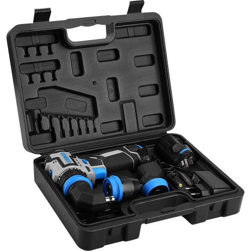 Аккумуляторная дрель-шуруповерт DEKO DKCD12 PRO ONE в кейсе, с 3 насадками, 12В, 2x3.0Ач 085-1320 фото 11