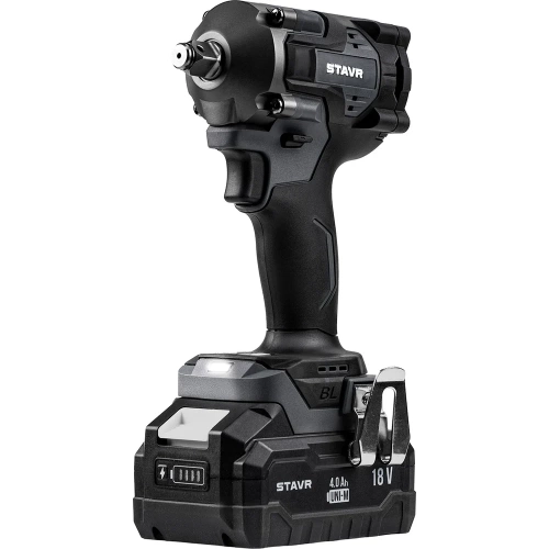 Гайковерт ударный Ставр 18V UNI-M, 1/2", 380 Нм, BL STAVR SWI 18BL-380V-1K (1х4.0 Ач, ЗУ, кейс), 9022300081 фото 3 Гайковерт ударный Ставр 18V UNI-M, 1/2", 380 Нм, BL STAVR SWI 18BL-380V-1K (1х4.0 Ач, ЗУ, кейс), 9022300081 фото 3