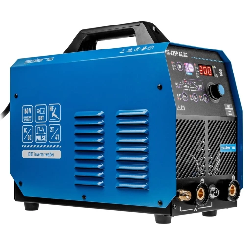 Инверторный аппарат аргонодуговой сварки SOLARIS TIG-225P AC/DC SL5718-8 Инверторный аппарат аргонодуговой сварки SOLARIS TIG-225P AC/DC SL5718-8