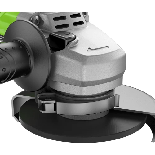 Аккумуляторная угловая шлифовальная машина Greenworks 24V, бесщеточная, c 1хАКБ 4 Ач и ЗУ в сумке 3200207UB фото 9