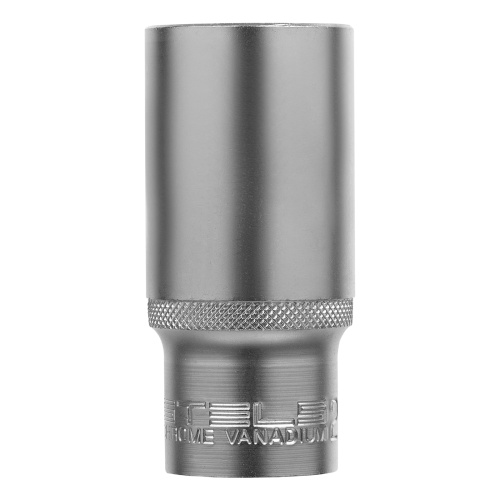 Головка торцевая удлиненная, 27 мм, шестигранная, CrV, под квадрат 1/2 Stels фото 3