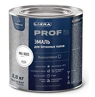 Эмаль для бетонных полов быстросохнущая Лакра Prof it База С 2,8 кг