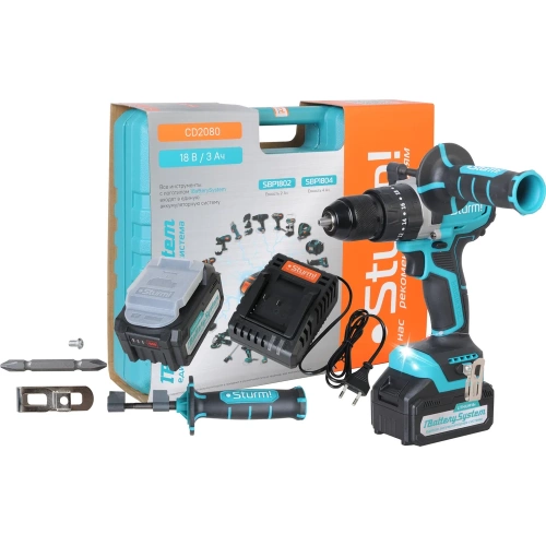 Аккумуляторный шуруповерт Sturm CD2080