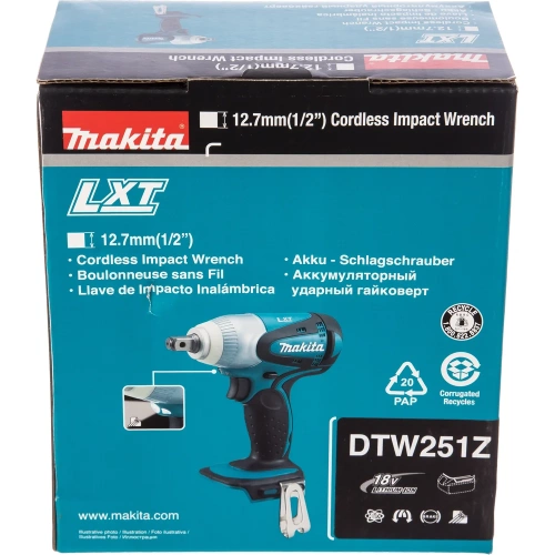 Аккумуляторный гайковерт Makita DTW251Z фото 9 Аккумуляторный гайковерт Makita DTW251Z фото 9