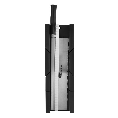 Стусло пластиковое 300х60 мм, пила 250 мм Сибртех фото 6