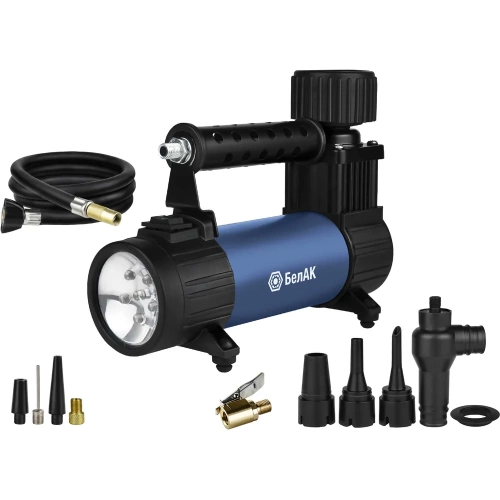 Компрессор автомобильный БелАК Х-СЕРИЯ 12V 33 л/мин с фонариком БАК.99357