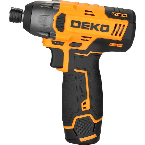 Винтоверт аккумуляторный ударный DEKO DKIS12FU-Li, 12В, 1x2.0Ач 085-1110 фото 4