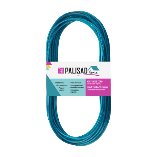 Шнур хозяйственный с полимерным покрытием, 3 мм, L 10 м, Home Palisad фото 4