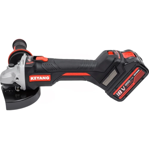 Угловая шлифмашина KEYANG DG20BLH-125SV (Set) 125 мм, 2 АКБ+1 ЗУ фото 10