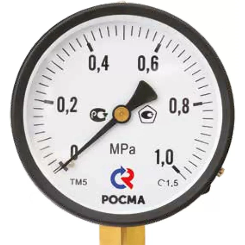 Манометр РОСМА ТМ-310Р.00 (0-2.5МПа) G1/4 общетехнический, 63мм D270-08430 Манометр РОСМА ТМ-310Р.00 (0-2.5МПа) G1/4 общетехнический, 63мм D270-08430