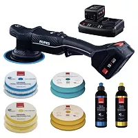 Вращательно-орбитальная полировальная аккумуляторная машинка RUPES HLR21#230/DE/CB2/BAS