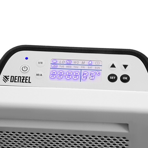 Конвектор гибридный электрический HybridX-2000, ИК нагреватель, цифровой термостат Denzel фото 9