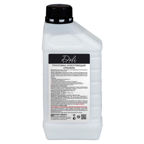 Грунтовка акриловая Dali Decor Primer 20281 укрепляющая 1 л фото 3