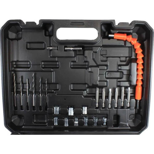 Аккумуляторная дрель-шуруповерт cd20g set (20 в, 2 li-ion аккум. 1500 mah, кейс, гибкий удл., сверла, биты) AktiTool 101209 фото 5 Аккумуляторная дрель-шуруповерт cd20g set (20 в, 2 li-ion аккум. 1500 mah, кейс, гибкий удл., сверла, биты) AktiTool 101209 фото 5