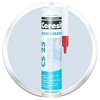 Затирка-герметик силиконовая Ceresit CS 25 небесный 0,28 л