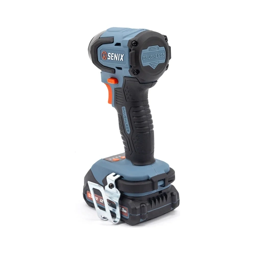 Импульсный шуруповерт SENIX X2 20В, 180Нм, 1х4Ач, ЗУ, кейс PDIX2-M6-EU фото 6 Импульсный шуруповерт SENIX X2 20В, 180Нм, 1х4Ач, ЗУ, кейс PDIX2-M6-EU фото 6