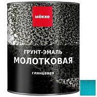 Грунт-эмаль молотковая Mokke 6310 зелёная 1,8 кг