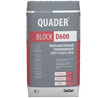 Клей монтажный тонкошовный Dauer Quader Block D600 40 кг