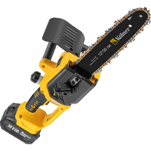Цепная аккумуляторная пила Kolner KCS 18BL-30-2K, 18V UNI-M Standard, BL (АКБ 2х3.0 А·ч и ЗУ, кейс), 8060100092