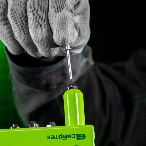 Заклепочник СИБРТЕХ 260 мм, заклепки 2,4-3,2-4,0-4,8 мм 40541 фото 7