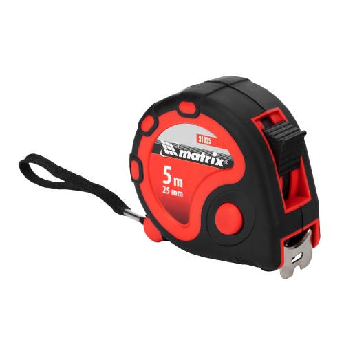 Рулетка Status 3 fixations,5 м х 25 мм,двухкомпонентный корпус,3 фиксации ленты Matrix Рулетка Status 3 fixations,5 м х 25 мм,двухкомпонентный корпус,3 фиксации ленты Matrix