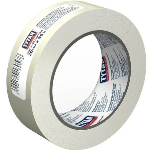 Лента малярная Tytan Professional белая 30x50000 мм